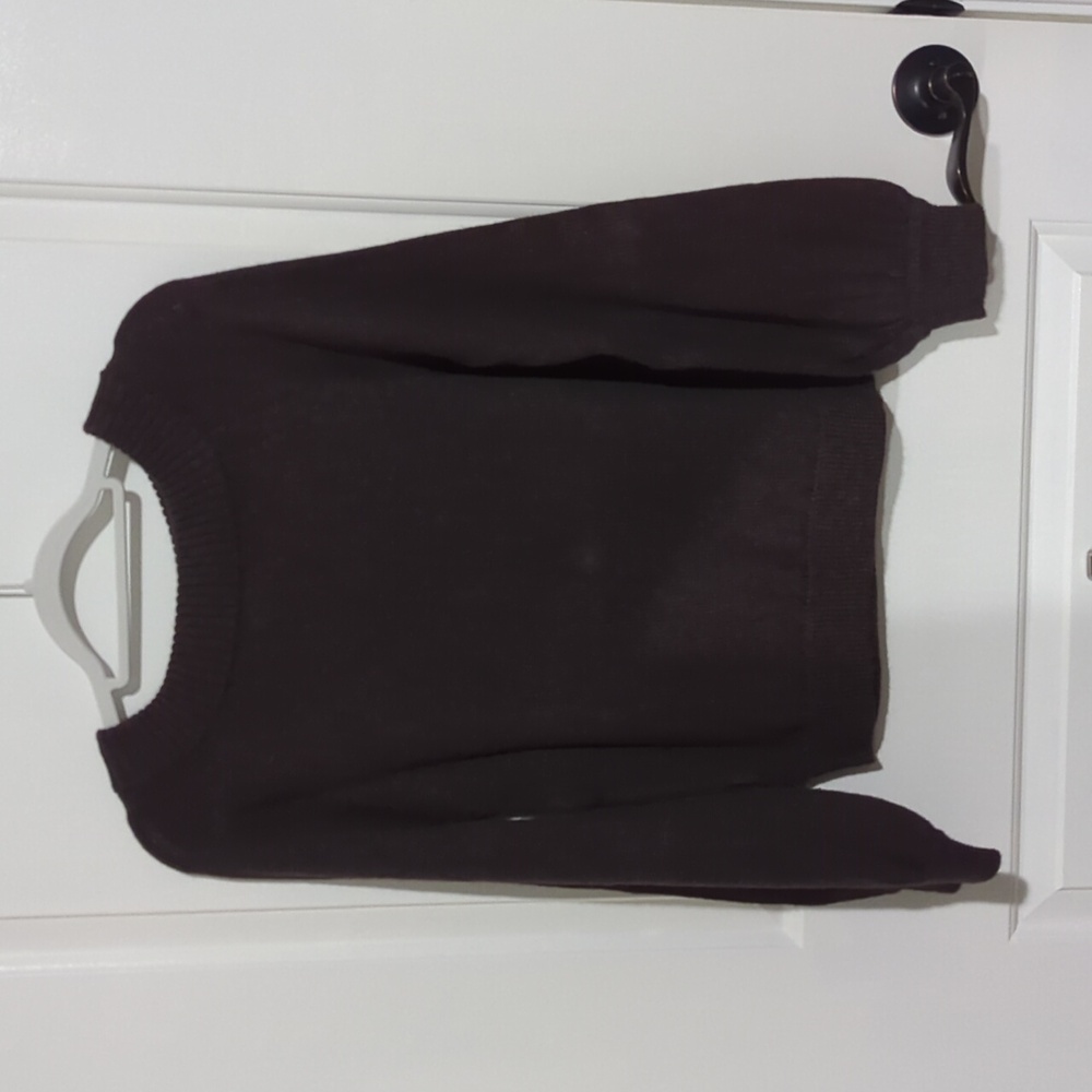 Nation LTD Baby Alpaca Wool Maroon Sweater Sz S $20 - Picture 2 of 11